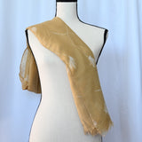 A New Day Oversized Beige Scarf Shawl 31 x 72 Lightweight