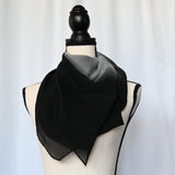 Black/Grey/Black Ombre 40" Scarf - from Charming Charlie