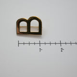 Monet Gold‑Tone "B" Brooch – 1" x 3/4" – .2 oz