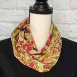 Floral Voile Infinity Scarf