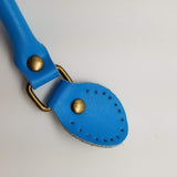 PU Leather Sew‑In Purse Handles with Gold Hardware - 1 pair