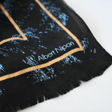 Vintage Albert Nipon 15" x 52" Silk-like Scarf