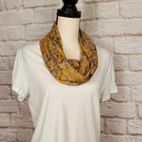 Golden Bouquet Infinity Scarf