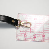 Faux Leather Purse Handle with Gold Hardware