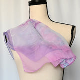 Multi-colored 18" x 56" Asian-themed Polyester Scarf