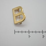 Monet Gold‑Tone "B" Brooch – 1" x 3/4" – .2 oz