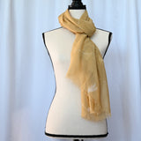 A New Day Oversized Beige Scarf Shawl 31 x 72 Lightweight