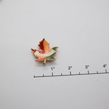Vintage Niagara Falls Maple Leaf Souvenir Pin – 1.5"