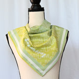 26" Square Pump! Lagoon Polyester Scarf