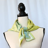 26" Square Pump! Lagoon Polyester Scarf