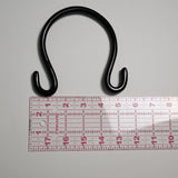 Glossy Black Plastic Purse Handles (Set of Two)