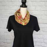 Floral Voile Infinity Scarf