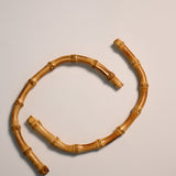 Natural Curved Bamboo Purse Handles (Set of Two)