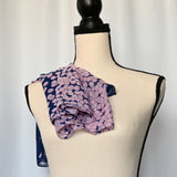 Beautiful Blue/Purple 20" x 60" Polyester Scarf