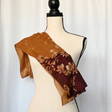 Multi-toned brown 17" x 73" 100% Polyester Scarf