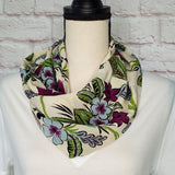 Bold Floral Infinity Scarf