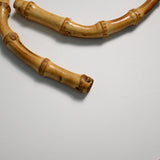 Natural Curved Bamboo Purse Handles (Set of Two)