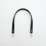 Faux Leather Purse Handle with Gold Hardware