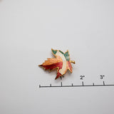 Vintage Niagara Falls Maple Leaf Souvenir Pin – 1.5"