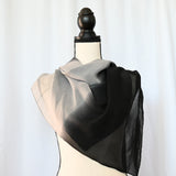 Black/Grey/Black Ombre 40" Scarf - from Charming Charlie