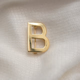 Monet Gold‑Tone "B" Brooch – 1" x 3/4" – .2 oz