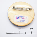 Vintage Enamel Art Brooch Celebrating Women – 2"