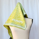 26" Square Pump! Lagoon Polyester Scarf