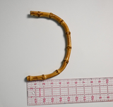 Natural Curved Bamboo Purse Handles (Set of Two)