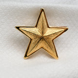 Vintage Gold & Silver Twisting Star Brooch – Dual‑Layer Design – 1.5" – .5 oz