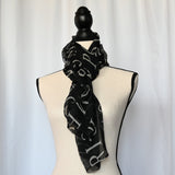 Paris, Paris, Paris - 25" x 60" polyester scarf with Parisian landmarks
