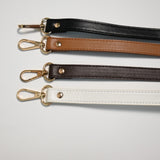 Faux Leather Purse Handle with Gold Hardware