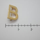 Monet Gold‑Tone "B" Brooch – 1" x 3/4" – .2 oz