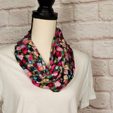 Cheerful Floral Infinity Scarf