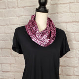 Pink Leopard Infinity Scarf