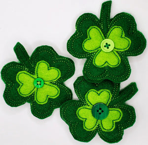 Felt Shamrock Pin